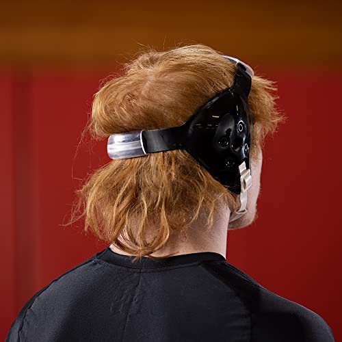Matman Wrestling Headgear Adult Ear Guard Halo BJJ Grappling Head Guard - color: Black