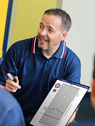 Premium Dry Erase Magnetic Bowling Coaching Coach Board Clipboard - Double-Sided - Made in The USA