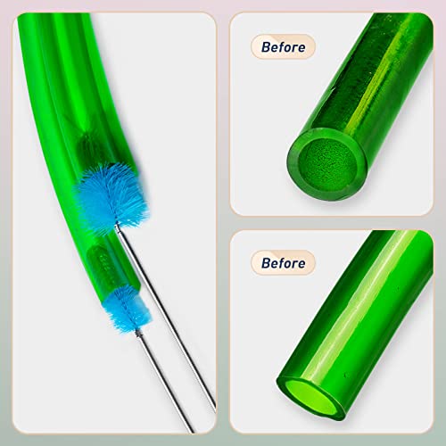 67Inch Flexible Drain Brush, Nylon Cleaner Double Ended Elastic Hose Pipe, 4 PCS Straw Cleaning Brush for Fish Tank Glass Tube Home Kitchen