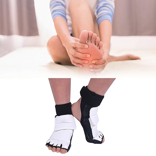 Taekwondo Foot Protector Double Fixation Elastic Cloth Surrounding Design for Kids - size: Medium