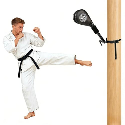 Taekwondo Kick Pad Target, Kicking Pads with Mounting Bracket for Martial Arts Training Tae Kwon Do Karate Kickboxing, Hands-Free - size: 1 Kicking Target