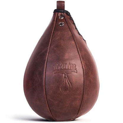 Speed Bag, Speed Punching Bag, Boxing Ball, Punching Dodge Striking Bag for Boxing Training Home Gym Sports Fitness - color: Brown