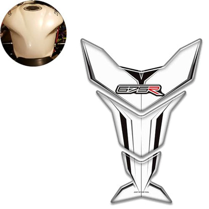 Motorcycle 3D Tank Pad Compatible with Triumph Street Triple Daytona 675 765R RS Stickers Gas Kit Knee Fish Bone Tank Pad Decals Fit for 675 765 R RS Stickers Decals Tank Protection Waterproof (A-21) - color: A-21