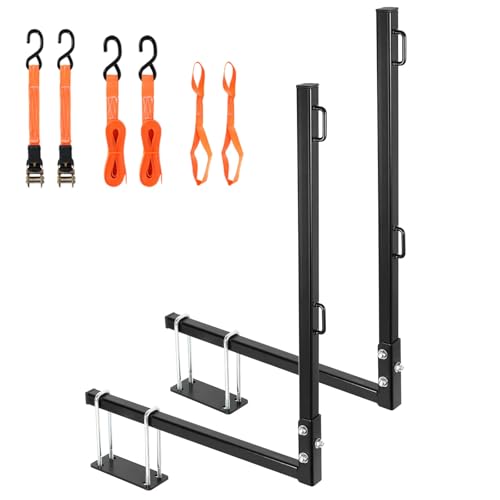 RV Tote Tank Carrier, RV Bumper Mount Tote Tank Holder | With 2 Extra Premium Ratchet Straps, Fit Max 4.5" Bumper