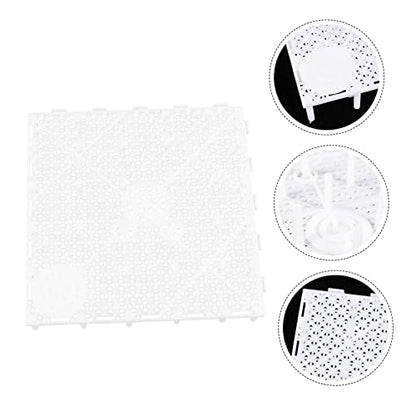 Happyyami 10pcs Aquarium Isolation Plates Sand Divider Board for Fish Tank for Enhanced Water Permeability Smooth Cutting Easy to Use