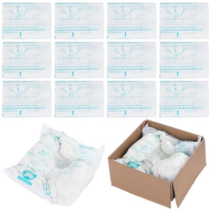 Foam Bags For Shipping 12 PCS 18×23 Inch, Handy Temperature-Activated Expanding Pouches, Instant Pack Quick Packaging - Protective Parcel Solution - color: 12 PCS, size: 23 × 18 inch
