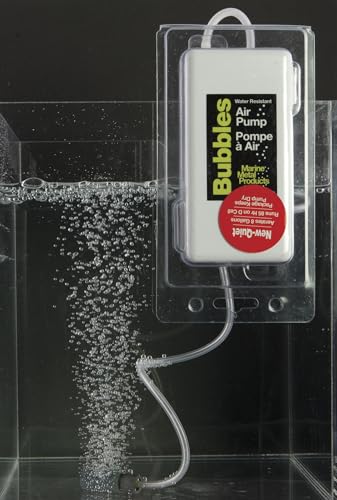 Marine Metal B-3 Bubbles Live Bait Aerator, Water Resistant Air Pump, Portable & Battery Powered