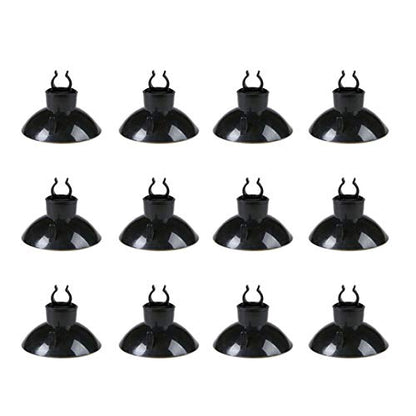 25 Feet 3/16 Inch Standard Aquarium Silicone Airline Tubing | With Air Stones, Check Valves, Suction Cups and Connectors For Fish Tank, Hydroponics (Black) - color: Black