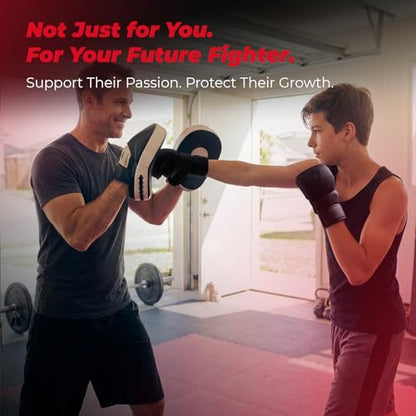 LIBERLUPUS MMA Gloves for Men – Punching Bag Gloves for Men, Open Palm Training Gloves for MMA Sparring, Kickboxing, Muay Thai, Youth Self-Defense, Durable Synthetic Leather with Wrist Support - size: Small-Medium