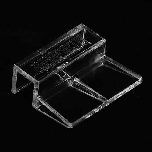 SUNGOOYUE Aquarium Glass Cover Holder, Acrylic Fish Tank Lid Clips 20 Pack 12mm, Clear Rimless Cover Support, Easy Edge Mount, Fits Open Aquariums Pet Boxes Snake Tanks (10mm) - size: 10mm