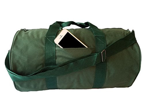 Impecgear Round Duffel Team Sports Equipment Bags, Travel Gym Fitness Bag. - color: Green