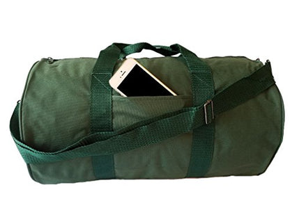 Impecgear Round Duffel Team Sports Equipment Bags, Travel Gym Fitness Bag. - color: Green