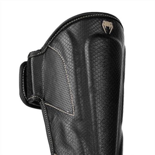 Venum Impact Evo Scales Shin Guards - color: Black
