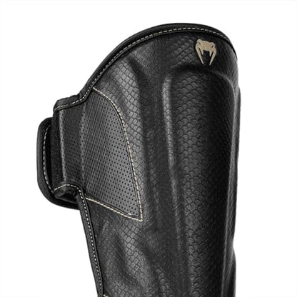 Venum Impact Evo Scales Shin Guards - color: Black