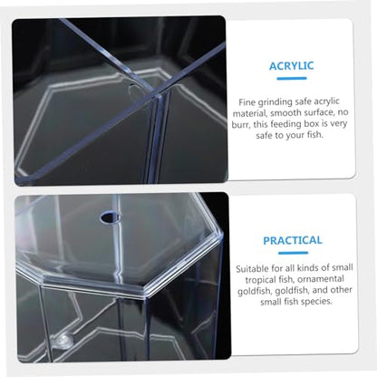 GALPADA Fish Breeding Tank with Divider Isolation Box for Betta Guppy Shrimp and Clownfish Easy to Clean and Store Design for Spawning and Nursing