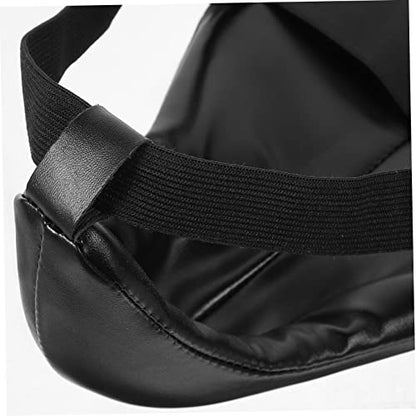 VICASKY Professional Groin Protector for Martial Arts and Combat Sports Reusable Crotch Guard with Ergonomic Design for Karate Boxing Thai Training Adult and Youth Black