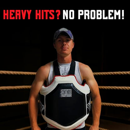 Contender Fight Sports Heavy Hitter Boxing Body Protector PBP Black/White