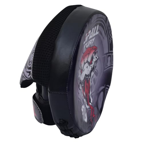 Curved Boxing Pads - Boxing Mitts and Punch Pads, Muay Thai MMA Focus Boxing Mitts Suitable for Boxing, Kickboxing, Karate, and Martial Arts - color: Fury-Gray