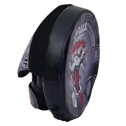 Curved Boxing Pads - Boxing Mitts and Punch Pads, Muay Thai MMA Focus Boxing Mitts Suitable for Boxing, Kickboxing, Karate, and Martial Arts - color: Fury-Gray
