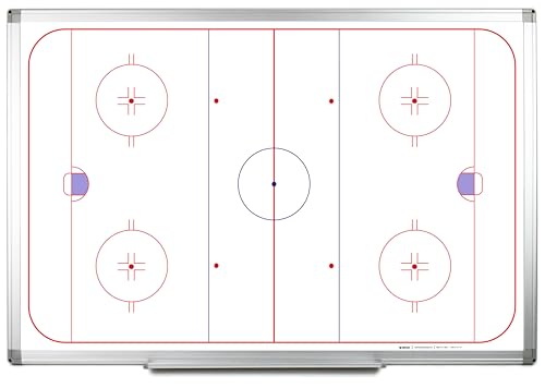 Hockey Playboard Whiteboard - 60" x 40" - size: 60" x 40"