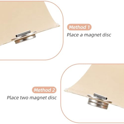 5 Pairs Invisible Magnetic Brooch Pin Converter Mini Magnetic Clasps for Clothing Metal Pin Backs Magnet Metal Lapel Pins Brooch Holder Converter for Hijab Scarf Shawl Thin Fabric