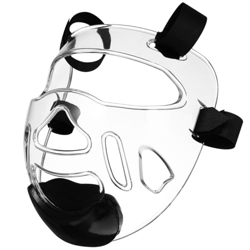 Taekwondo mask Removable Arts Headgear Fight Headgear Detachable Face Protector Sparring Boxing Helmet Hockey Visor Man Tempered Plastic Boxing Supplies Hanging