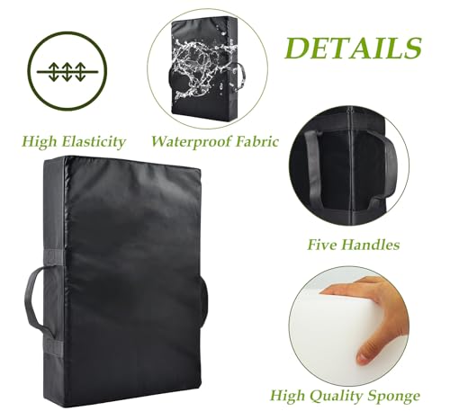 Boxing Pads Kicking Shields - Professional Blocking Training Pads for Martial Arts Muay Thai MMA Karate & Kickboxing - High-Density Padding with 5 Handles for Coaches Adults & Youth