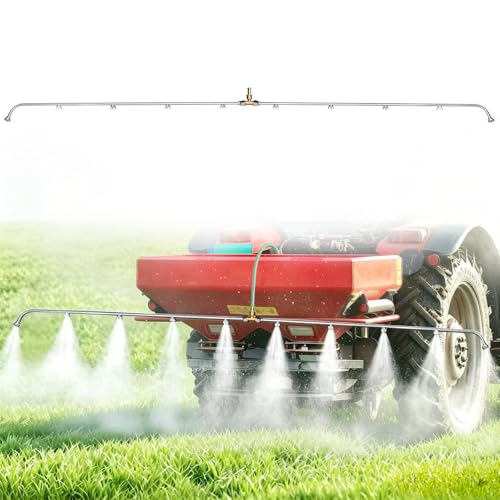 10 Nozzles Metal Sprayer Boom Wand with 3/8 Inch Brass Barb, Spray Wand, Up To 55.1 Inches Long, Suitable For Watering Large Areas In Gardens, Farms