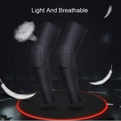 bouti1583 Elbow Pads, Basketball Shooter Sleeves, Collision Avoidance Hex Padded Elbow for Volleyball Football Baseball