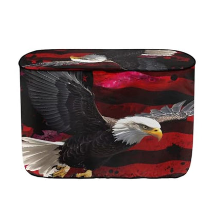 Eagle American Flag RV Propane Tank Cover for Travel Trailer Waterproof/Dustproof Camper Propane Tank Cover Double 20LB, Weather Resistant Gas Cylinder Cover - color: Eagle American Flag, size: Small-Double 20 LB