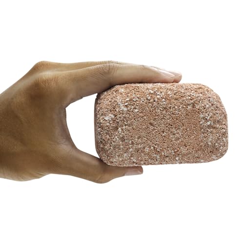 EcoBio-Block Aquarium Water Clarifier (Medium, 15–40 gal) | Volcanic Rock — Lasts Up to 2 Years — No Weekly Additives — Long-Term Water Balance — Safe for Fish, Shrimp, Frogs & Turtles - size: 1 Pack, style: Medium