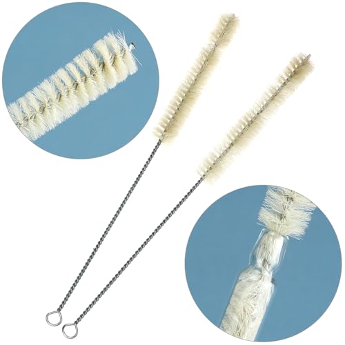 QWORK Glass Droppers Pipettes Graduated Lab Dropper Set, 10 ml Capacity with Large Rubber Caps Glass Liquid Pipette