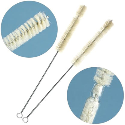 QWORK Glass Droppers Pipettes Graduated Lab Dropper Set, 10 ml Capacity with Large Rubber Caps Glass Liquid Pipette
