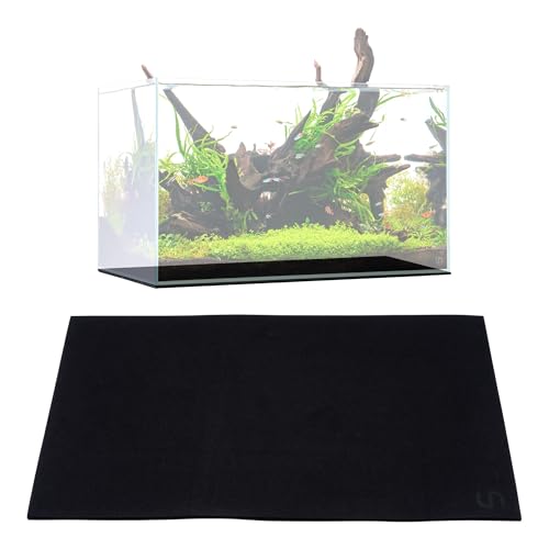 UNS Leveling Mat - 120x50cm | 47.24x19.68in, 6mm - Non-Slip Dense Foam Freshwater Saltwater Aquarium Mat for Planted Tanks, Marine Coral Reef, Turtle Reptile Enclosure, Betta Fish Shrimp Tank - Black - size: 120x50cm | 47.24x19.68"