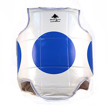 Pine Tree Sang Moo Sa Martial Arts, Taekwondo, Reversible Chest Guard Dot - size: 3 - Adult Medium