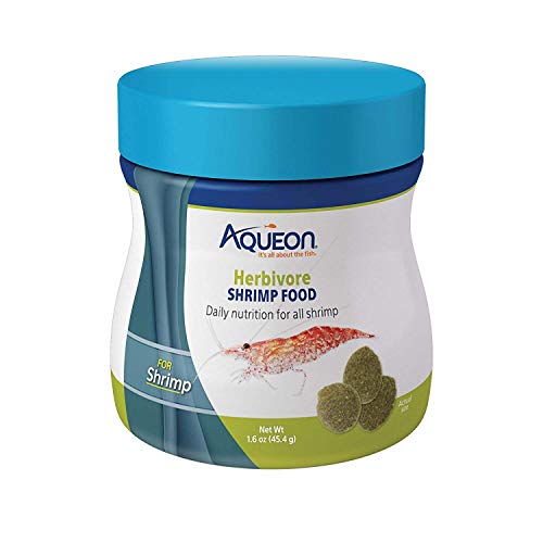 Aqueon Herbivore Shrimp Disc Fish Food 1.6 Ounces - size: 1.6 Ounce (Pack of 1)
