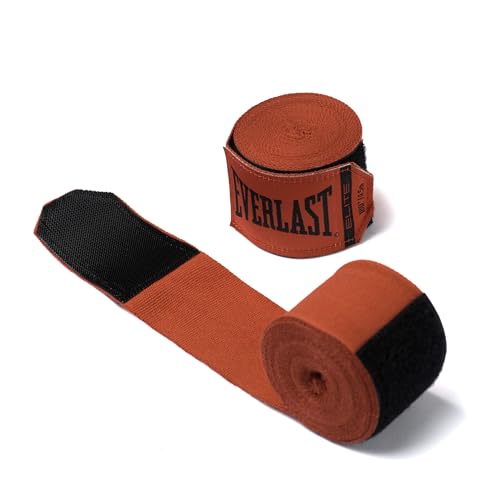 Everlast Elite 180" Handwrap | Boxing Hand Wraps for Men & Women - color: Red