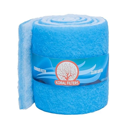 Aquarium Filter Media Pad Cut to Fit Roll, 12" x 72" (6 ft)