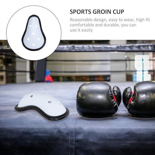3pcs Groin Protector Cup Breathable Athletic Sports Crotch Guard Taekwondo Martial Arts Boxing Protective Gear
