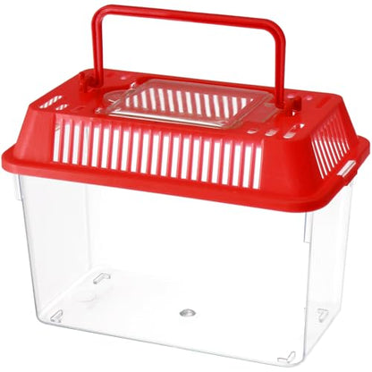 Fish Bowl Fish Bowl Portable Fish Tank Turtle Tank Reptile Carrier Turtle Plastic Fish Mini Fish - Fish Aquarium Betta Fish Reptile - color: Green