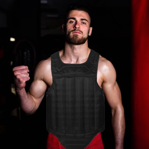 Professional Boxing Chest Guard Breathable Ergonomic Chest Protector Taekwondo Boxing Accessory Portable Impact Protection Gear for Adult Training and Sparring