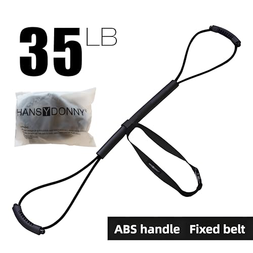 𝐇𝐀𝐍𝐒𝐘𝐃𝐎𝐍𝐍𝐘 Boxing Resistance Bands for Explosive Strength and Speed Training - Enhance Your Boxing Skills Anywhere, Anytime - color: Black2.0(35LB)