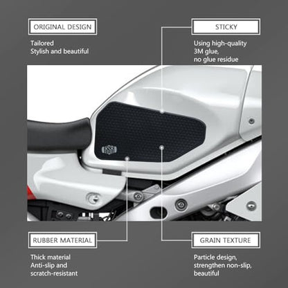 for Yamaha for Yamaha XSR900 XSR 900 xsr900 2022 Motorcycle Side Fuel Tank pad Tank Pads Protector Stickers Decal Gas Knee Grip Traction Pad Tankpad XSR900GP XSR900 GP 2023 2024 2025