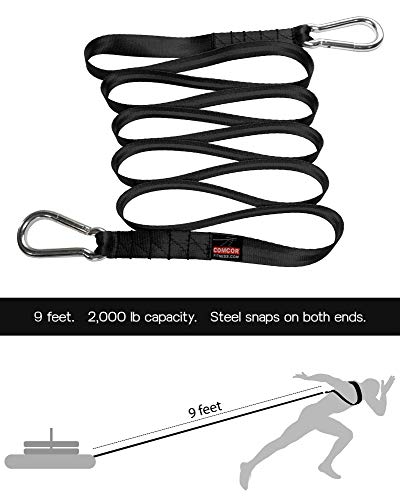 Youth Sled Harness with 9' Pull Strap - 2-Day Shipping