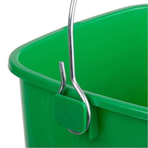KP97RDNBL/KP97GNNBL Square Pail for Cleaning, Detergent and Sanitizing, 3quart, Small, Red and Green, Set of 2 - size: 2 Count (Pack of 1)