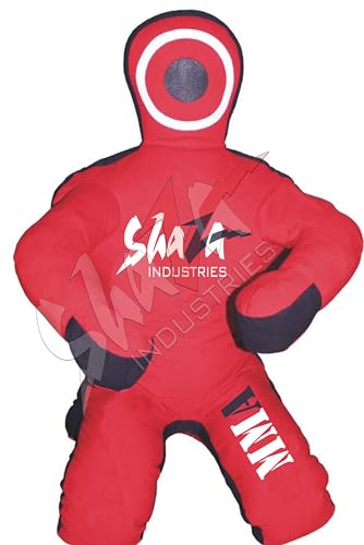 Shaza MMA BJJ Wrestling Submission Dummy Bag Unfilled SI 2145 - color: Red, size: 48 inches| 120cm|4 Feet