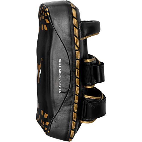 Mytra Fusion Muay Thai Pad Kicking Pads for Martial Arts Kickboxing Muay Thai Shield Karate Punching pad - size: Pair
