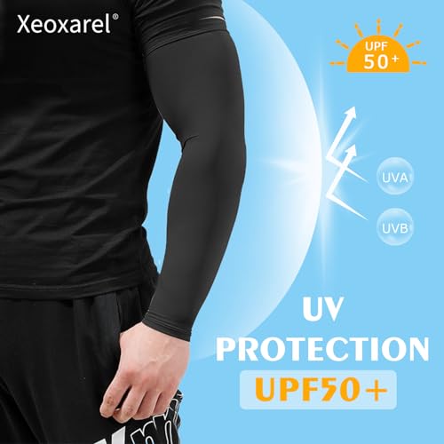 Xeoxarel Arm Sleeves for Men & Women (Available in 4 Pairs/12 Pairs) - color: 4 Pairs Black+white+dark Grey+light Gray