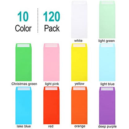 Cash Envelopes -120 Envelopes Money Saving Challenge, 3.2x6.6inch Money Envelopes for Budgeting, Coins, Checks, Gift Cards & Tickets - size: 3.2x6.6in