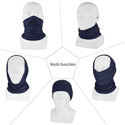 Polar Fleece Neck Warmer - Windproof Winter Neck Gaiter Cold Weather Face Mask For Men Women - 1 Pack - color: 1 Pack Blue